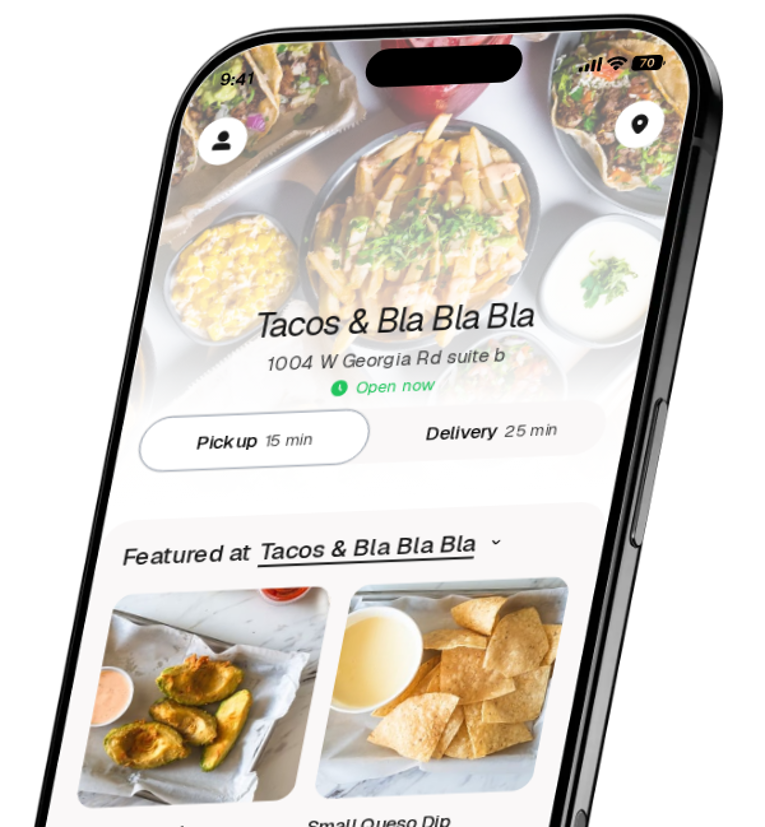 Tacos & Bla Bla Bla app preview